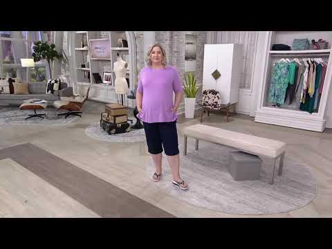 CLOUDSTEPPERS by Clarks Jersey Thong Sandals - Arla Glison on QVC