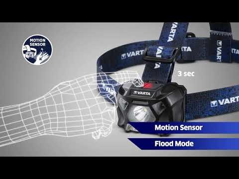 Lampe frontale à détection - Work Flex Motion Sensor H20 VARTA