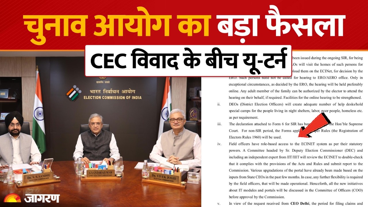 Election Commission Big Decision: CEC विवाद के बीच बड़ा U-Turn, Form-6 पर क्या बदला?
