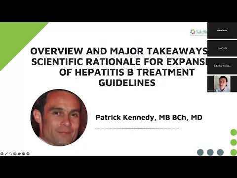 The Evidence for Expansion of Hepatitis B Treatment Guidelines Webinar Recording