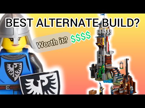 BEST Alternate Build? 🏰 LEGO 3-in-1 Medieval Castle TOWER Review (Part 2)