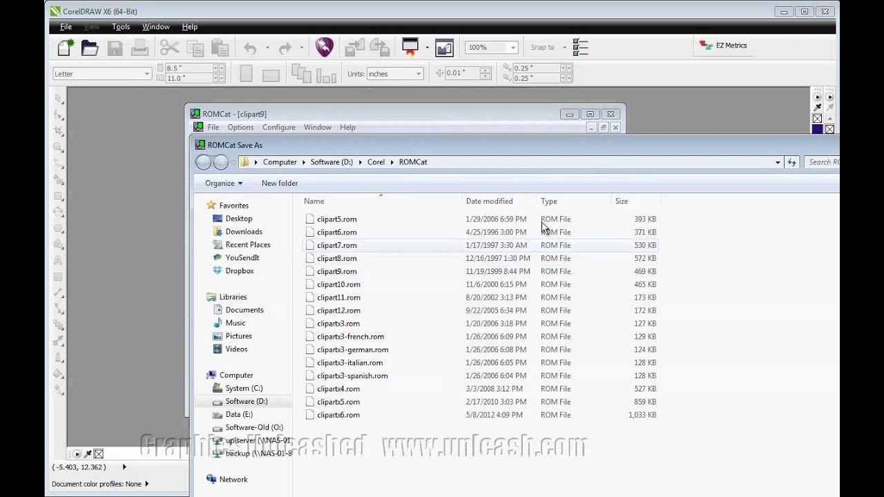 Building New Catalog Files of CorelDRAW Clip Art and Artwork Files With ROMCat Utility