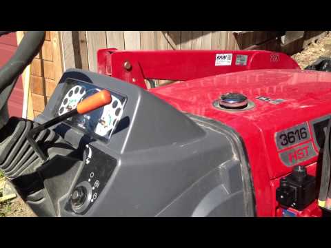 Rear Remote Hydraulics on Mahindra 3616 Tractor