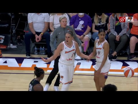 DOUBLE TECHNICALS: Taurasi Bumps January, Who Tosses Ball At Her Back As She Walks Away! #WNBA
