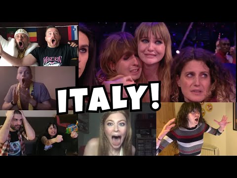 MANESKIN - ITALY - COMPILATION LIVE REACTIONS TELEVOTING EUROVISION 2021