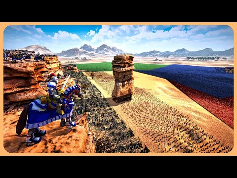 1.5 MILLION NINJAS vs 200,000 Medieval ARMY - Ultimate Epic Battle Simulator 2 UEBS 2 (4K)