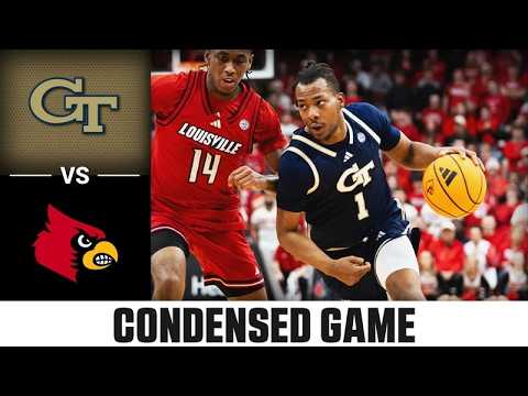 Georgia Tech vs. Louisville Condensed Game | 2025-26 ACC Men's Basketball