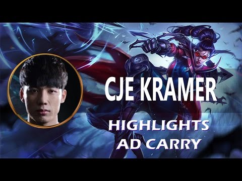 CJ Entus Kramer  Vayne vs Lucian  Highlights SoloQ Ranked Challenge