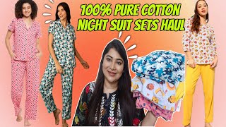 Night suit sets Haul | night suit haul #nightsuit #nightsuitsethaul