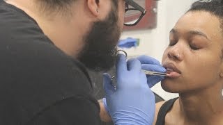 BIANCA PUTS A HOLE IN HER LIP! | Daily Dose S2Ep230
