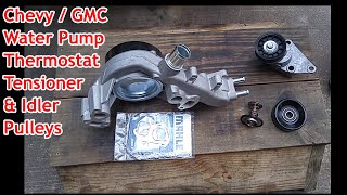 5.3L V8 Chevy Suburban / GMC  Yukon Water Pump, Thermostat, Tensioner & Idler Pulleys Replacement
