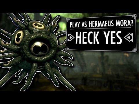 Skyrim But I SLOWLY BECOME HERMAEUS MORA