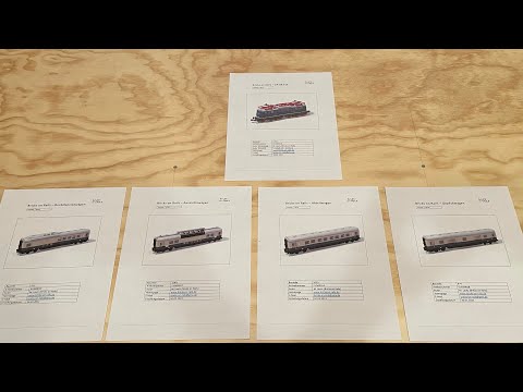 LEGO Trains - European Locomotive And Train Car Instructions From Bricks On Rails