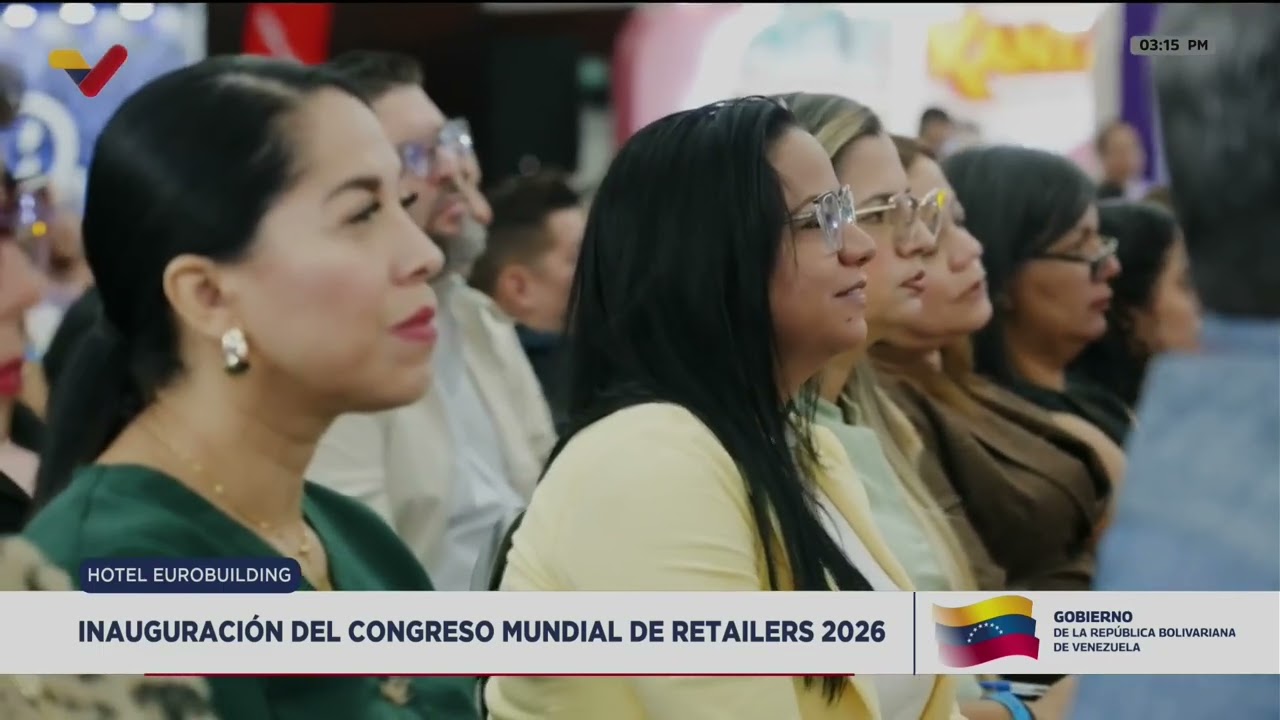 Delcy Rodríguez inaugura el Congreso Mundial de Retailers 2026, 23 junio 2026