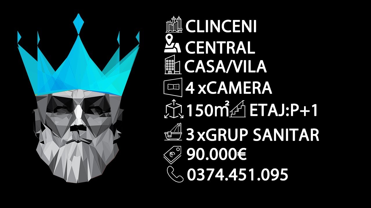 Tur video Casa | Clinceni - Domnesti |Nefinisata | P+1 | Centrala | 2023 | 3 Bai