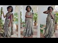 How To Drape Saree For 4 Years Old Kid Perfect Kids Saree Draping Technique