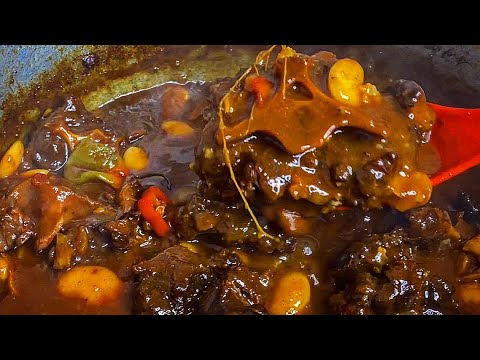 Jamaican Stewed Oxtail, Oxtail & Beans Recipe