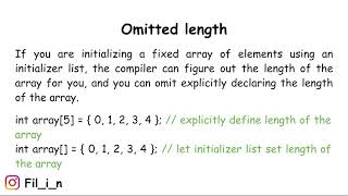 Array Lecture 7