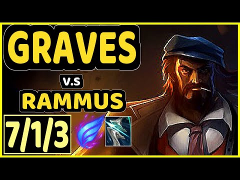 GRAVES vs RAMMUS - 7/1/3 KDA JUNGLE CHALLENGER GAMEPLAY - EUW
