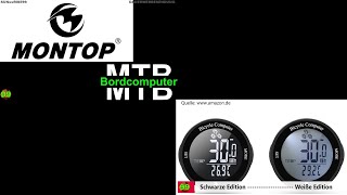 Bordcomputer // Fahrradcomputer // MTB // Fahrradtachometer // MONTOP // Fahrradtacho // Radl #E025