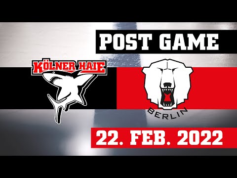 Postgame-Interview Kölner Haie – Eisbären Berlin (1:7) // 22.02.2022