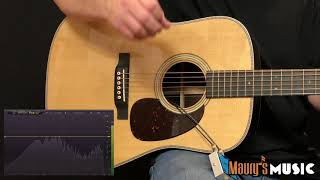 Video thumbnail for Trance Audio Amulet M & Carbon Fiber Bridgeplate (Martin Modern Deluxe) at Maury’s Music by Maury's Music