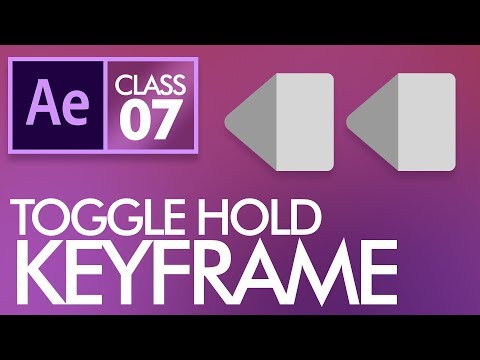 Toggle Hold Keyframes in After Effects اردو हिंदी Eng Sub