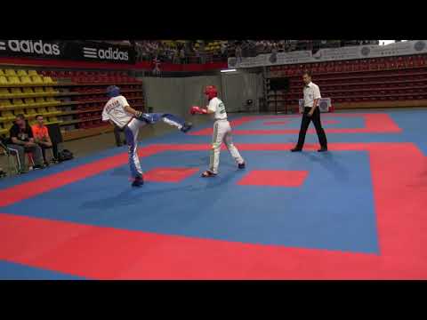 Eliza Bluma v Alina Shapronas WAKO European Championships 2017