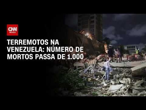 Número de mortos após terremotos na Venezuela passa de 1.000 | AGORA CNN