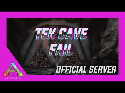Tek Cave Fail - Full Gameplay | Ark PVE Official