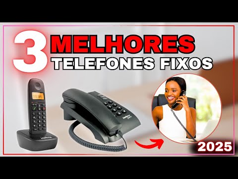 TOP 3 Telefones Fixos, Sem Fio e Com Fio Intelbras 2025: TS 3110, TS 2510 ou Pleno — Custo Benefício