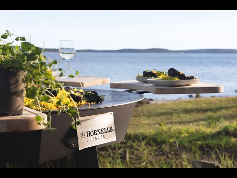 Stekhäll Hörnells Outdoor 95 Set med Gasolbrännare & Sidobord