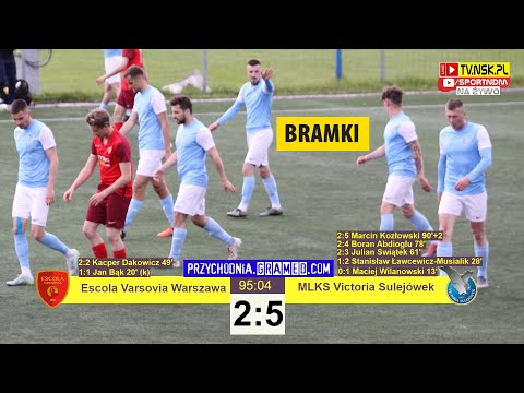 tv.nsk.pl [bramki] Escola Varsovia Warszawa - MLKS Victoria Sulejówek 2:5 (1:2) 2023-05-07 g. 15:00