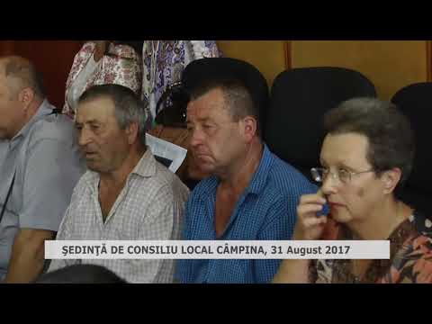 Ședința Consiliului Local Câmpina din 31 august 2017
