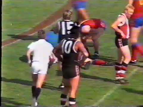 1988 Round 1 Brief highlights Fitz Vs St Kilda 2 mins