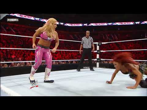 FULL MATCH: 1080pHD WWE RAW 01/03/11 Alicia Fox, Maryse & Melina vs Brie Bella, Eve Torres & Natalya