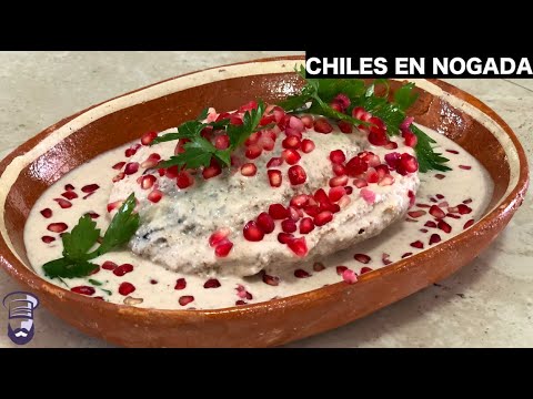 Chiles en Nogada. Receta Poblana 100% Original