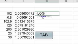 Returns the Logarithm of a number