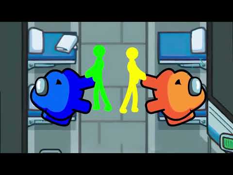 Stickman VS Among Us FAT Impostor   AVM Shorts Animation Part 01