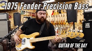 Video thumbnail for 1975 Fender Precision Bass | Guitar of the Day by Normans Rare Guitars