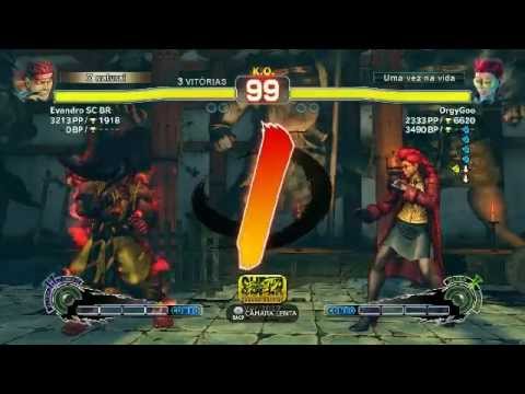Super Street Fighter 4 - Evandro SC BR ( Evil Ryu ) Vs OrgyGoo ( Viper ) - AE ..^.^..