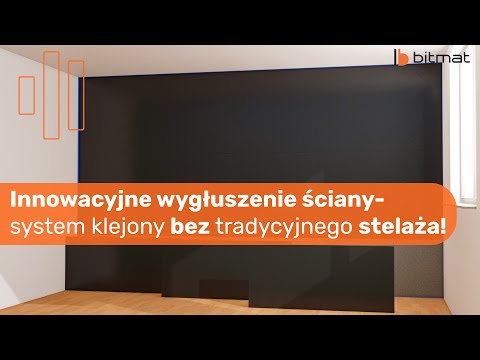 Wygłuszenie ściany systemem na klej- montaż przedścianki akustycznej bez użycia stelaża