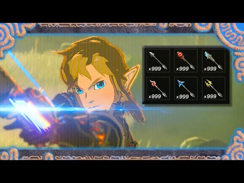 All Arrow Farming in Zelda Breath of the Wild | Fire, Ice, Shock, Bomb & Ancient Arrows