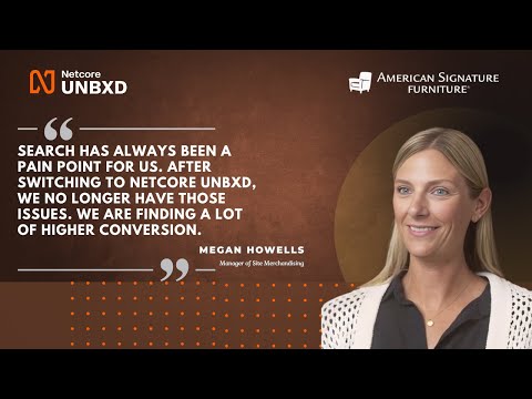 Fixing Product Discovery for American Signature Furnitures with Netcore Unbxd