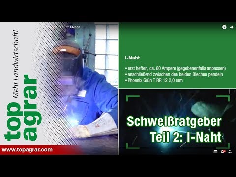 Tutorial Videoratgeber - Schweißen mit Christoph - Teil 2: I-Naht