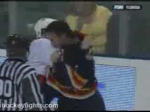 Chris Neil vs Steve Montador