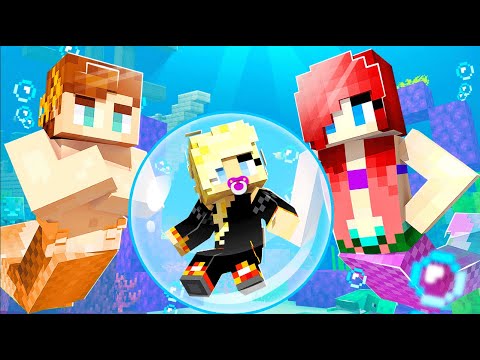 Adopted By MERMAIDS In Minecraft!