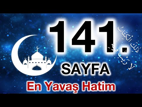 Kuran 141. sayfa / Enam Suresi 15. sayfa / yavaş okuyuş 8. cüz 141. sayfa / ok takipli 141. sayfa