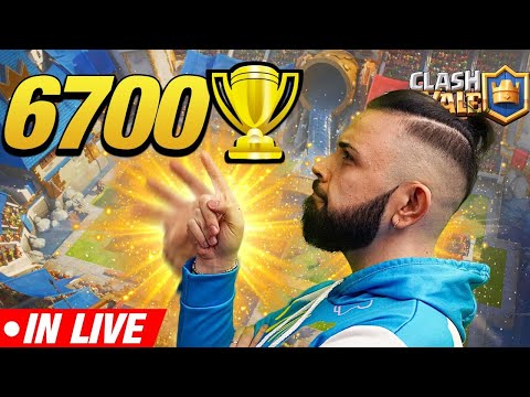 CLASH ROYALE - Sfioro le 6700 COPPE , TOP Mondiale!