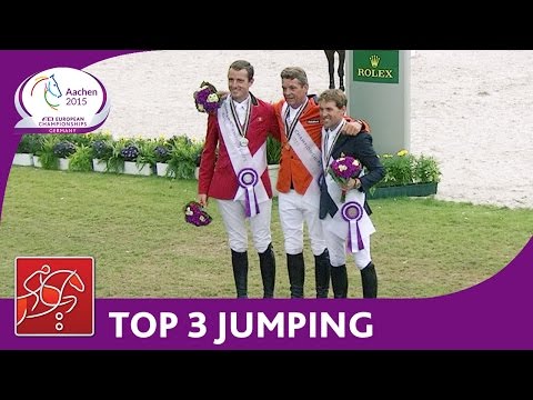 Individual Jumping - Top 3 - Aachen - FEI European Championships 2015